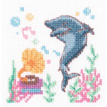 Kit broderie point de croix - RTO - Requin