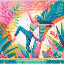 Kit broderie point de croix - RTO - Danse
