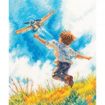 Kit broderie point de croix - RTO - Au-delà du ciel