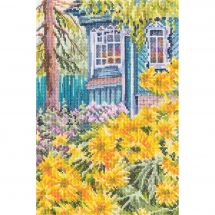 Kit broderie point de croix - RTO - Chaleur du foyer