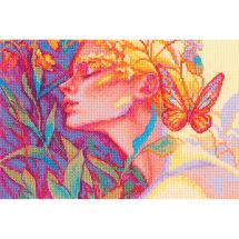 Kit broderie point de croix - RTO - Étreinte de lumière