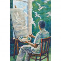 Kit broderie point de croix - RTO - Toile des rêves