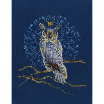 Kit point de croix - RTO - Hibou royal