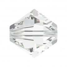 Perles et sequins - Rowan - Paquet de 100 perles Swarovski 4 mm - Classic Crystal