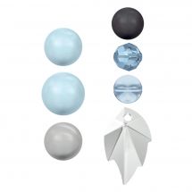 Perles et sequins - Rowan - Paquet de 14 perles Swarovski - Crystal Selection