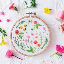 Kit de broderie sur tambour - Tamar Nahir Yanai - Joyeux jardin