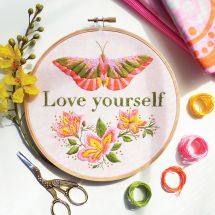 Kit de broderie sur tambour - Tamar Nahir Yanai - Aimez-vous