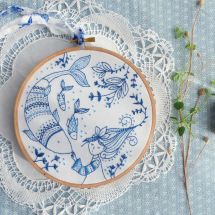 Kit de broderie sur tambour - Tamar Nahir Yanai - Princesse de l'océan