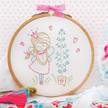 Kit de broderie sur tambour - Tamar Nahir Yanai - Fée timide