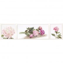 Kit point de croix - Thea Gouverneur - Pivoines