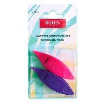 Accessoire dentelle - Bohin - 2 navettes en plastique