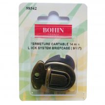 Fermeture pour sac - Bohin - Fermeture cartable 14 mm - coloris bronze