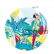Mètre enrouleur - Bohin - Centimètre couture jungle - Perroquet bleu
