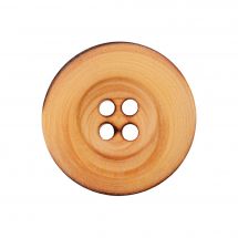 Boutons 4 trous - Union Knopf by Prym - Bouton bois - 28 mm beige