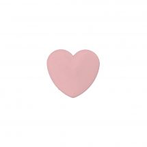 Boutons à queue - Union Knopf by Prym - Lot de 3 boutons polyester - coeur rose 12 mm