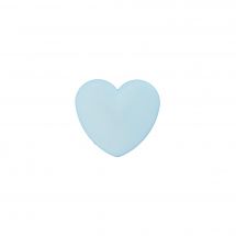 Boutons à queue - Union Knopf by Prym - Lot de 3 boutons polyester - coeur bleu 12 mm