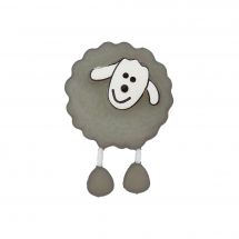 Boutons à queue - Union Knopf by Prym - Lot de 2 boutons - 18 mm gris clair mouton