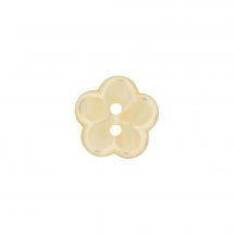 Boutons 2 trous - Union Knopf by Prym - Lot de 4 boutons - 12 mm fleur jaune