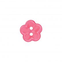 Boutons 2 trous - Union Knopf by Prym - Lot de 4 boutons - 12 mm fleur rose