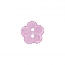 Boutons 2 trous - Union Knopf by Prym - Lot de 4 boutons - 12 mm fleur lilas