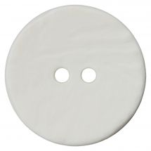 Boutons 2 trous - Union Knopf by Prym - Bouton 2 trous polyester - 30 mm blanc