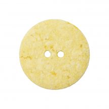 Boutons 2 trous - Union Knopf by Prym - Lot de 3 boutons coton recyclé - 18 mm jaune