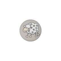 Boutons à queue - Union Knopf by Prym - Lot de 3 boutons - 15 mm gris mouton