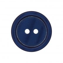 Boutons 2 trous - Union Knopf by Prym - Lot de 4 boutons polyester - 15 mm bleu marine