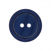 Boutons 2 trous - Union Knopf by Prym - Lot de 2 boutons polyester - 25 mm bleu marine