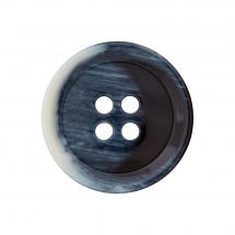 Boutons 4 trous - Union Knopf by Prym - Lot de 4 boutons polyester - 15 mm bleu marine 