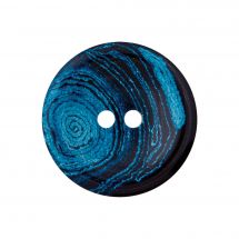 Boutons 2 trous - Union Knopf by Prym - Lot de 2 boutons chanvre - 20 mm bleu marine