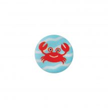 Boutons à queue - Union Knopf by Prym - Lot de 3 boutons  - 12 mm bleu clair / crabe