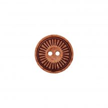 Boutons 2 trous - Union Knopf by Prym - Lot de 3 boutons polyester - 18 mm brun moyen