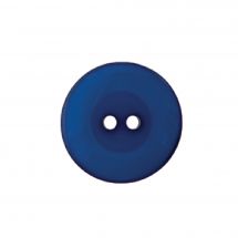 Boutons 2 trous - Union Knopf by Prym - Lot de 4 boutons polyester - 18 mm bleu