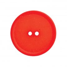 Boutons 2 trous - Union Knopf by Prym - Lot de 2 boutons polyester - 23 mm rouge