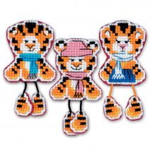 Kit de magnet à broder - Riolis - Magnets tigres