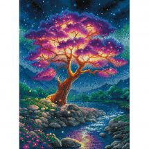 Kit broderie point de croix - Riolis - Univers mystérieux