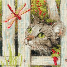 Kit broderie point de croix - Riolis - Qui es-tu ?