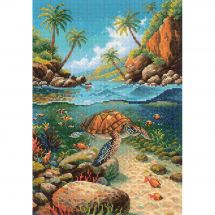 Kit broderie point de croix - Riolis - Sous l'eau
