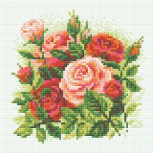 Kit de broderie Diamant - Riolis - Roses