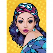 Kit de broderie Diamant - Riolis - Regard de velours