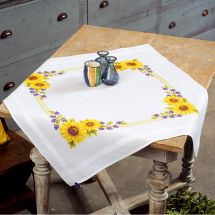 Kit de nappe à broder - Vervaco - Tournesols