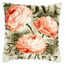 Kit de coussin gros trous - Vervaco - Les roses