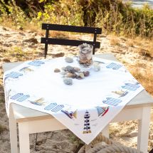 Kit de nappe à broder - Vervaco - A la mer
