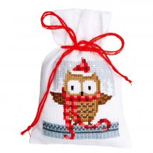 Kit de sachet senteur à broder - Vervaco - Copains Noël
