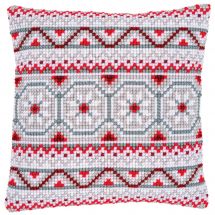 Kit de coussin gros trous - Vervaco - Motif norvégien