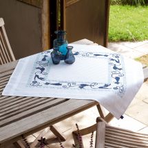 Kit de nappe à broder - Vervaco - Chats espiègles