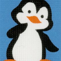 Kit de canevas pour enfant - Vervaco - Manchot