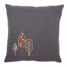 Kit de coussin à broder - Vervaco - Feuilles stylisées