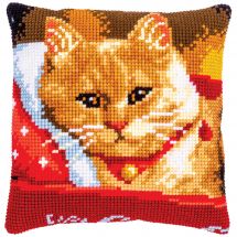 Kit de coussin gros trous - Vervaco - Chat